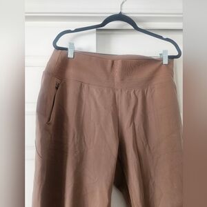 Athleta Taupe High-Rise Pants